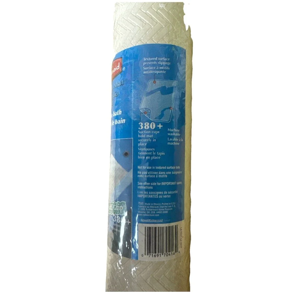 Vintage Rubbermaid Almond Bath Mat Large #7041 New In Package 16”x28”